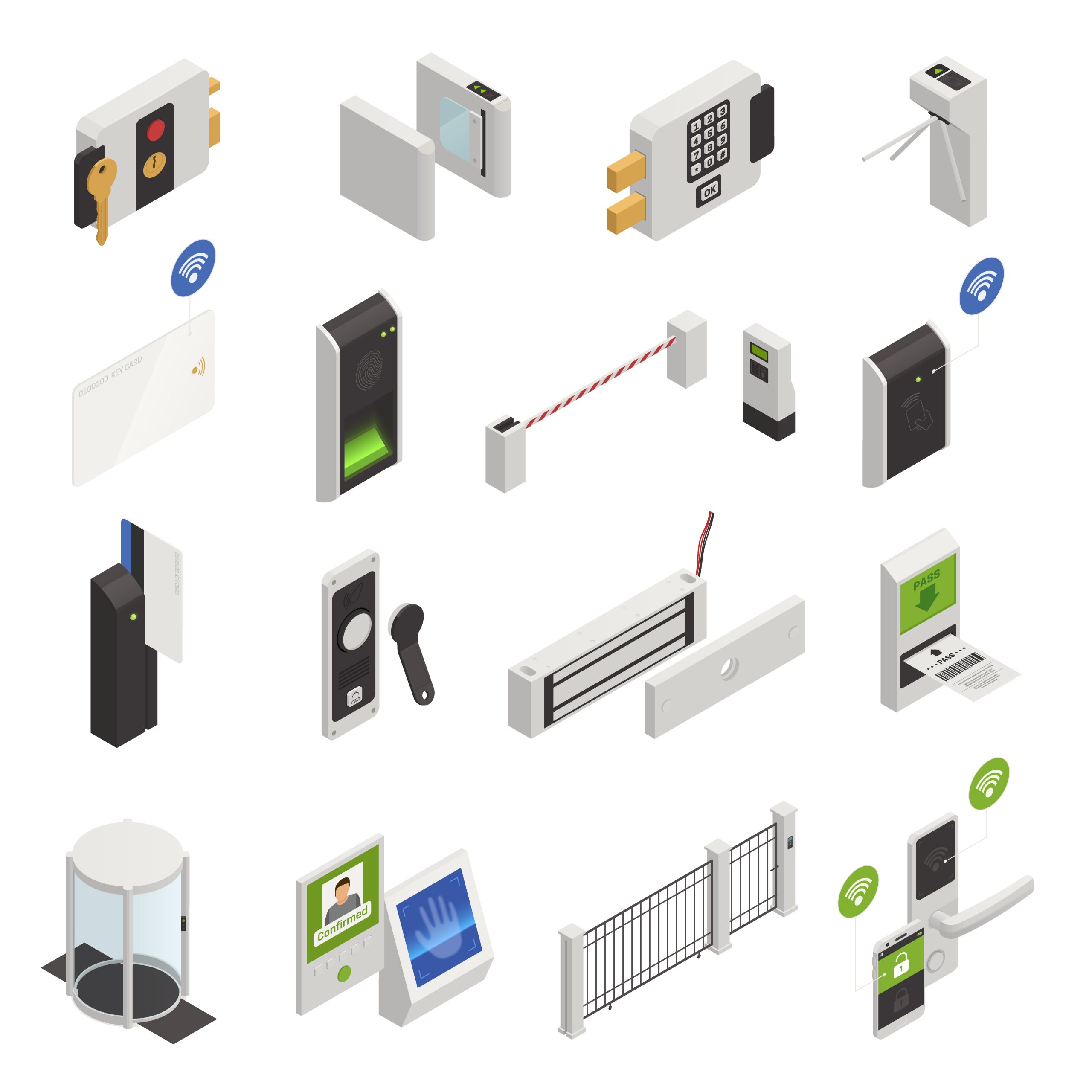 Electroimanes para puertas y control de accesos