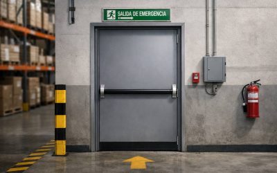 Medidas de puertas de emergencia: dimensiones mínimas según normativa y tipo de espacio